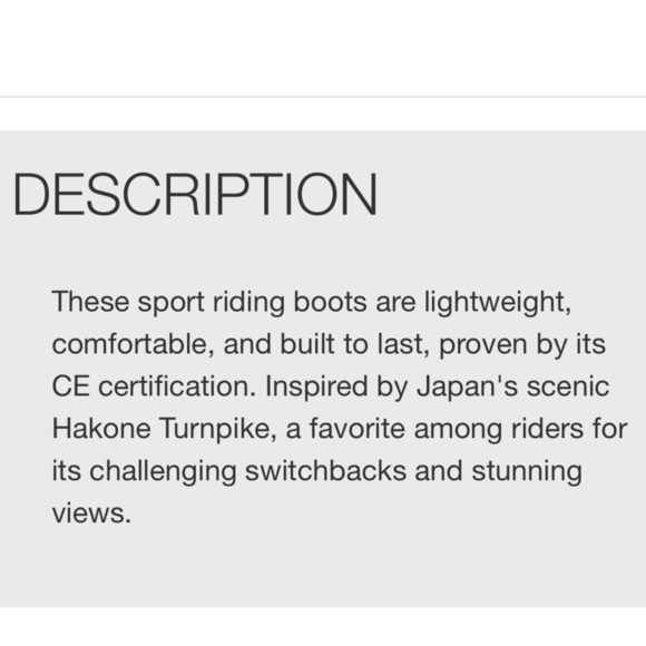 NORU Hakone Black Moyorcycle Riding Boots Men\'s Size 11 main image 5